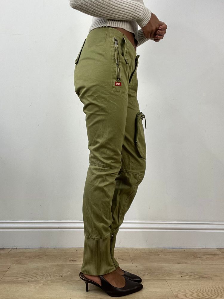 vintage edit thirty-four | small green miss sixty cargo trousers 8