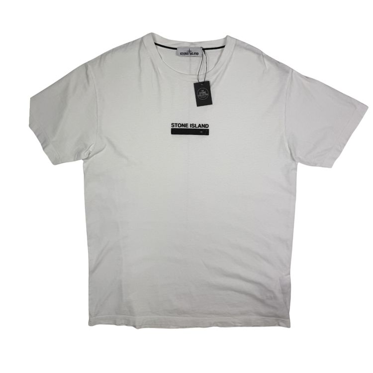 Camiseta Stone Island Blanca manga corta - talla XL