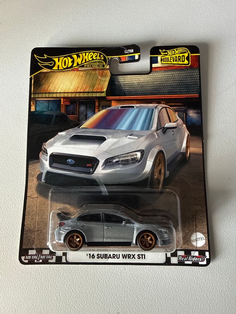 Hot Wheels Premium 16 Subaru Wrx Sti Die-Cast Car