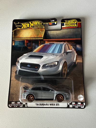 Hot Wheels Premium 16 Subaru Wrx Sti Die-Cast Car