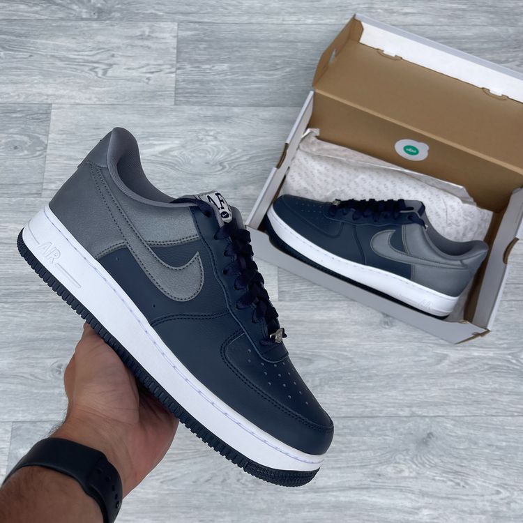 Nike Air Force 1 '07 LV8 Trainers Sneakers - Obsidian/Smoke Grey [IB6847-400]