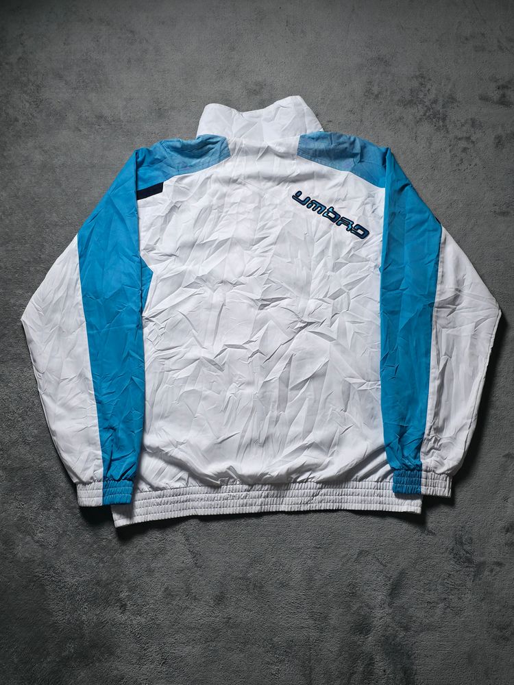 Umbro White And Blue Track Jacket