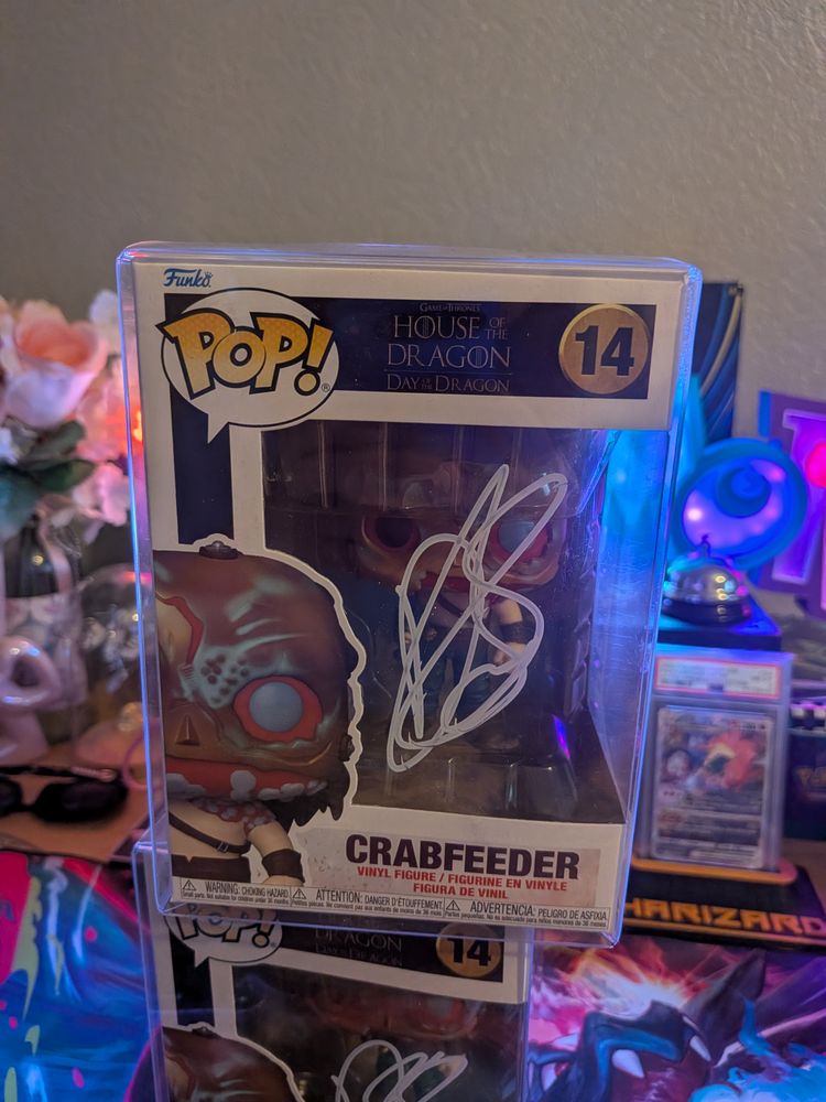 Vinyl figure from House of the Dragon series signed by Daniel Scott Smith