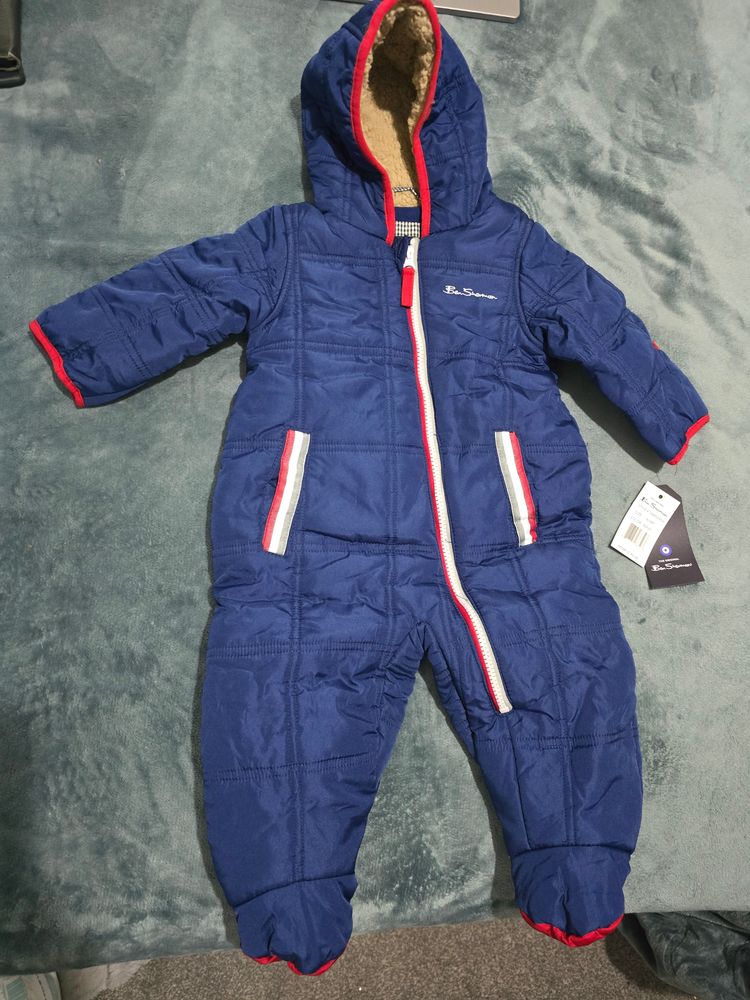 ben sherman snowsuit  6-9 months