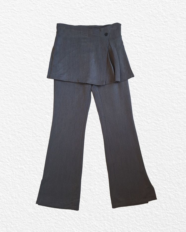 MADE IN ITALY Grey Skirt Pants