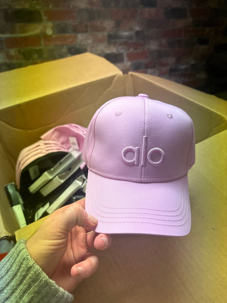Alo Pink Baseball Cap