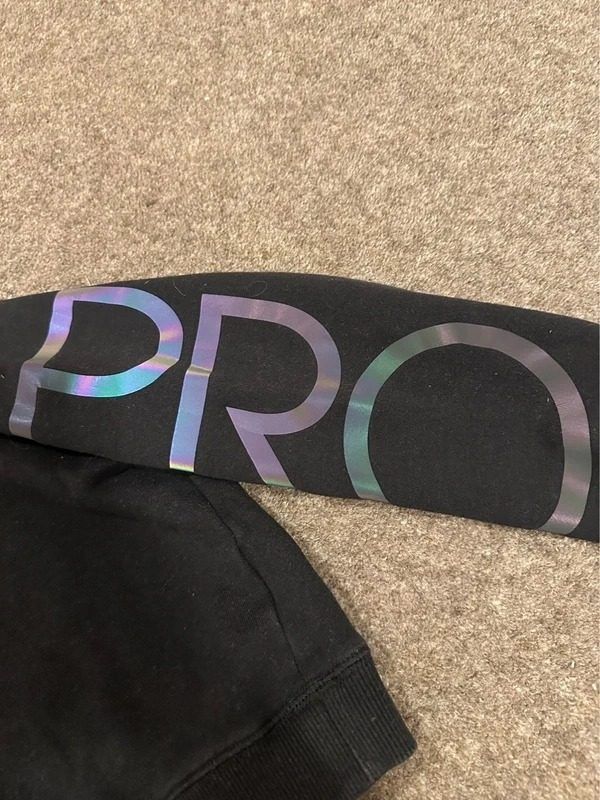 Pro Club Black Cropped Hoodie image 2