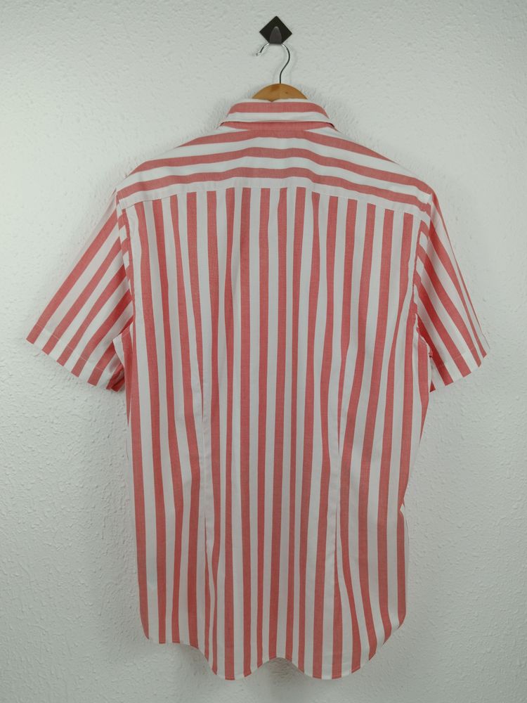 Tommy Hilfiger Tailored Washed Regular Fit Striped Shirt 2