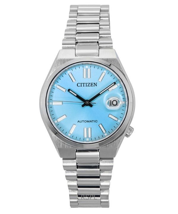 Citizen Tsuyosa Stainless Steel Light Blue Dial Automatic NJ0200-50L Men's Watch image 1