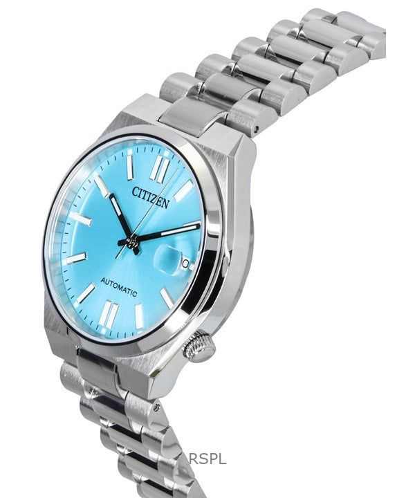 Citizen Tsuyosa Stainless Steel Light Blue Dial Automatic NJ0200-50L Men's Watch image 4