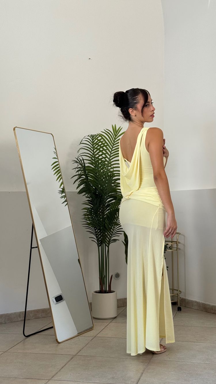 Yellow Sleeveless Dress image 1