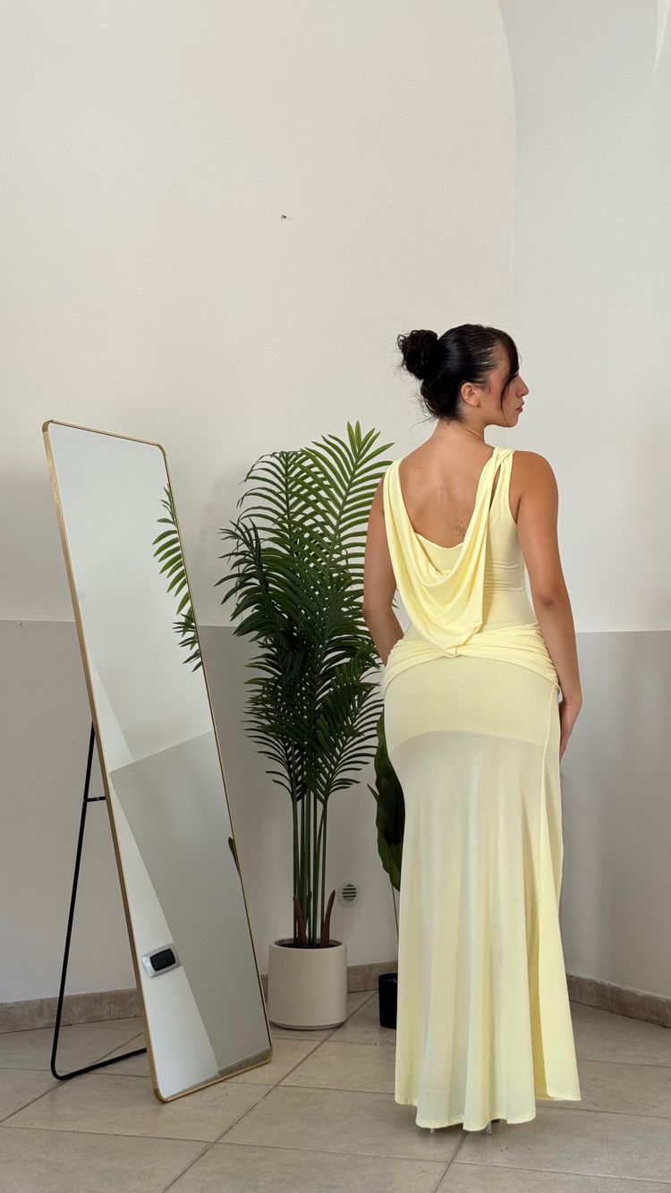 Yellow Sleeveless Dress image 2