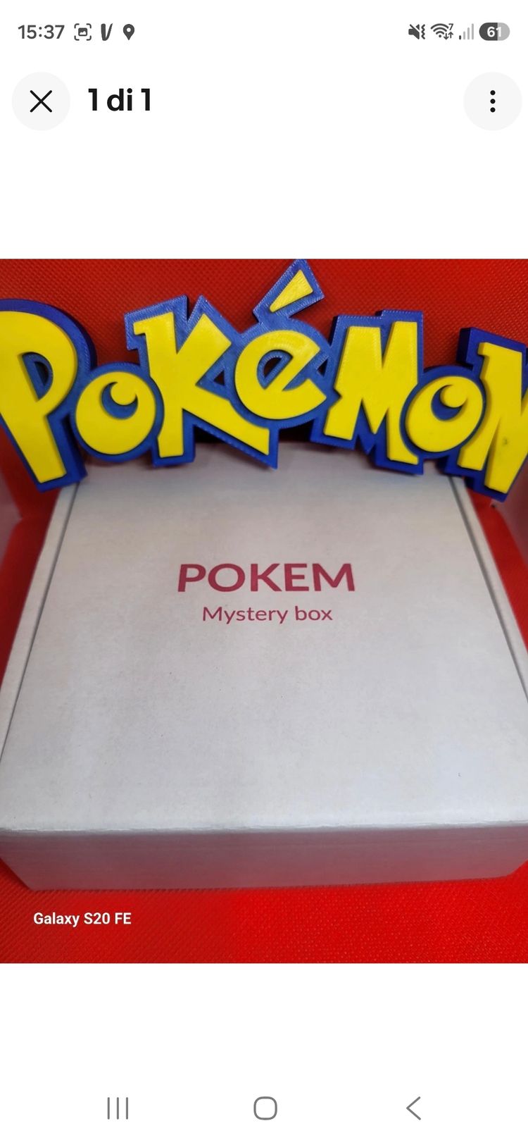Pokemon Pokem Mystery Box  imagen del producto