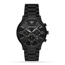 Black Chronograph Wristwatch