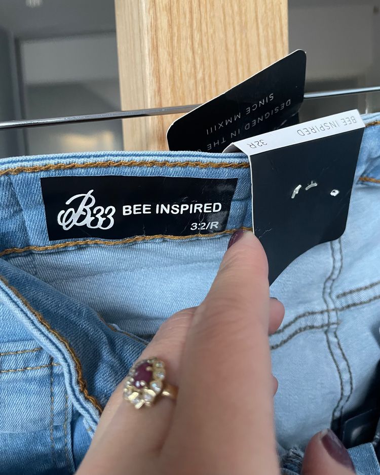B33 Bee Inspired Light Blue Denim Jeans 7