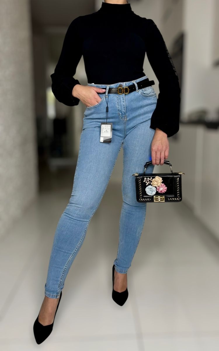 B33 Bee Inspired Light Blue Denim Jeans