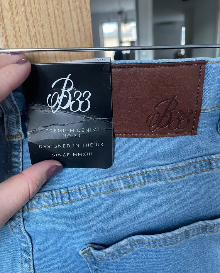 B33 Bee Inspired Light Blue Denim Jeans 5