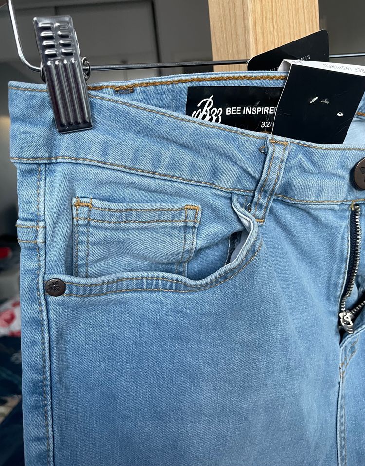 B33 Bee Inspired Light Blue Denim Jeans 6