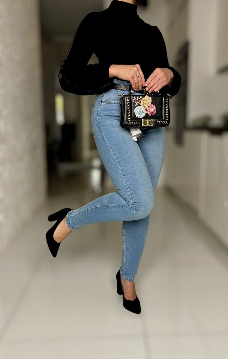 B33 Bee Inspired Light Blue Denim Jeans 4
