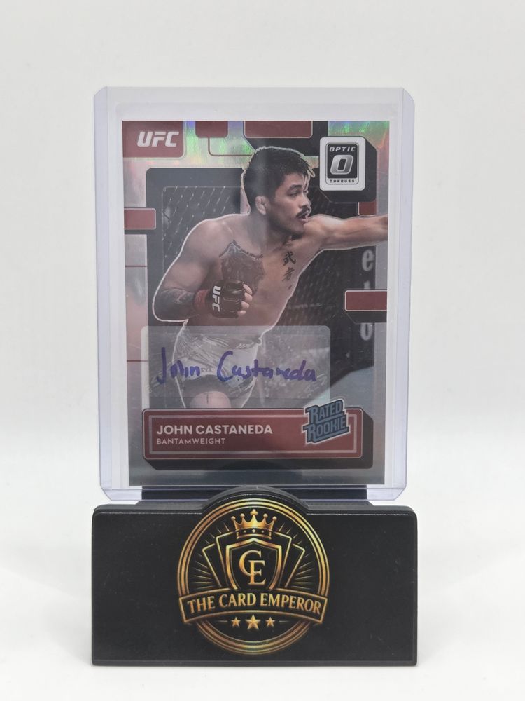 John Castaneda (Bantamweight) Autographed Card Donruss UFC 2023 imagen 1