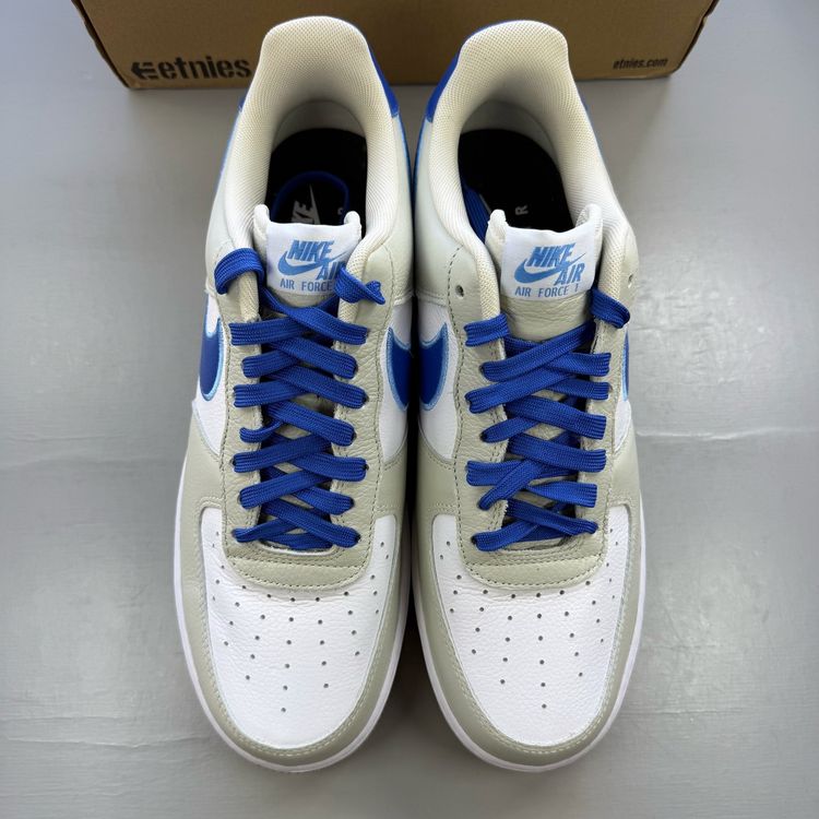 Immagine di Nike Air Force 1 Size UK 10 Low By You White Blue Gum Men's Trainers HF0659-900 2