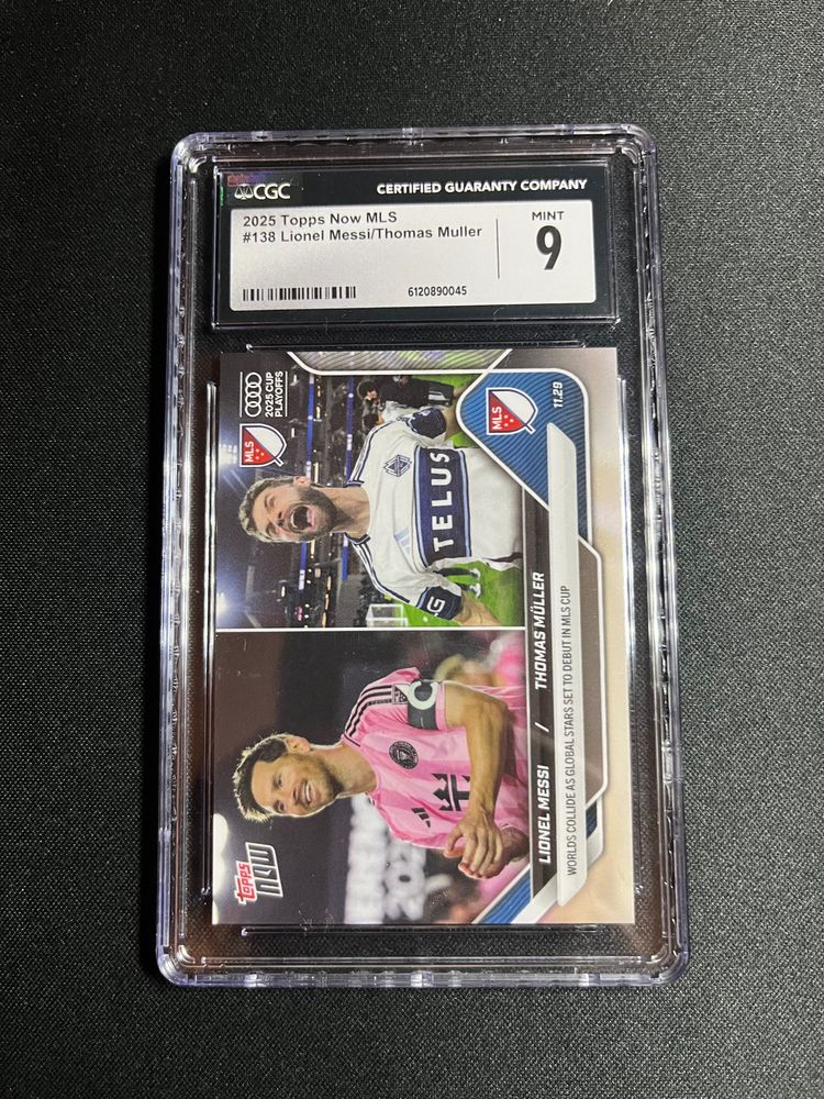 2025 Topps Now Mls Lionel Messi Muller cgc 9