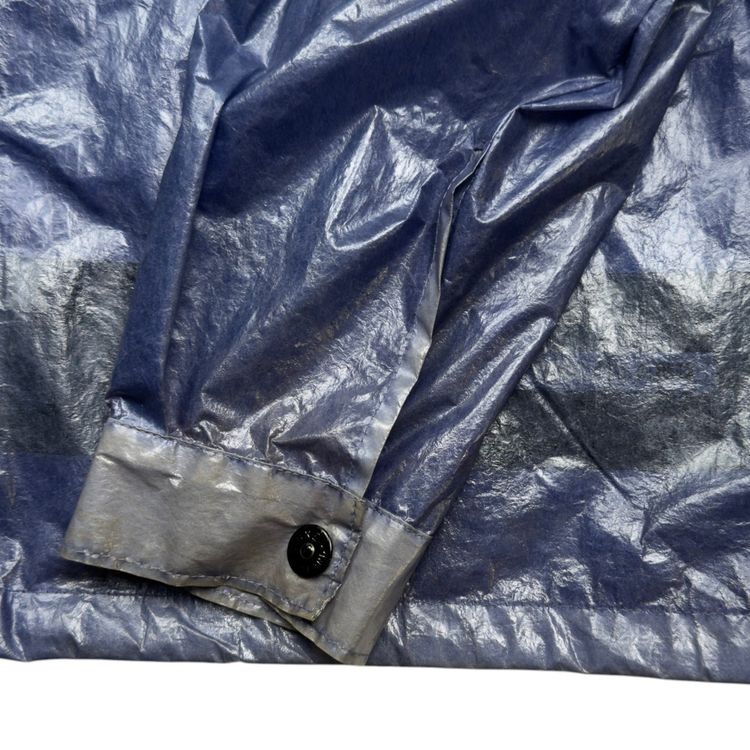 S/S 2000 Stone Island Microfelt Transparent Cover Jacket - Blue/Silver image 2