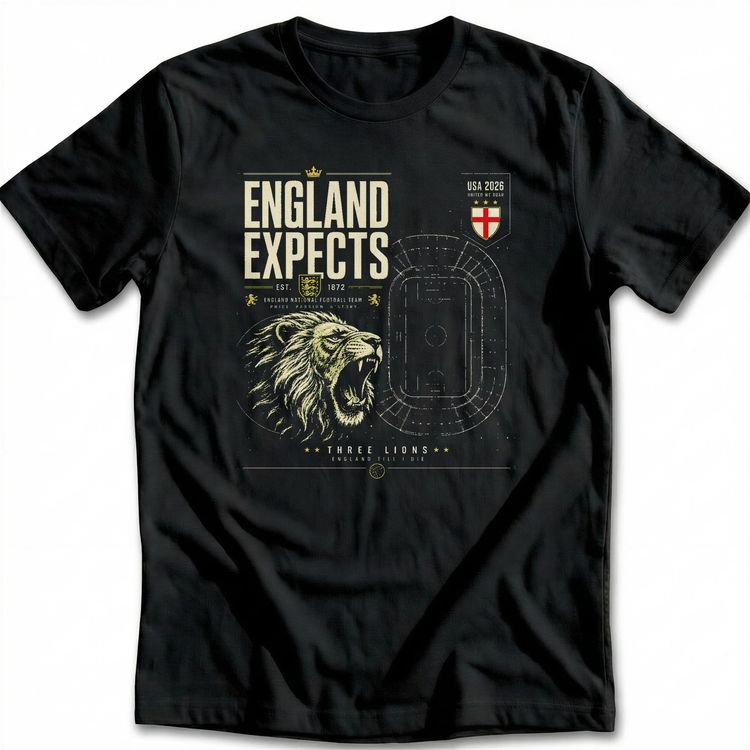 England Expects Football T-Shirt EU image 2