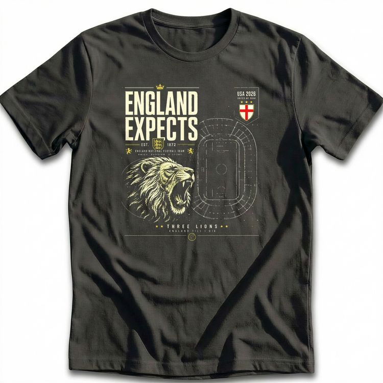 England Expects Football T-Shirt EU image 1