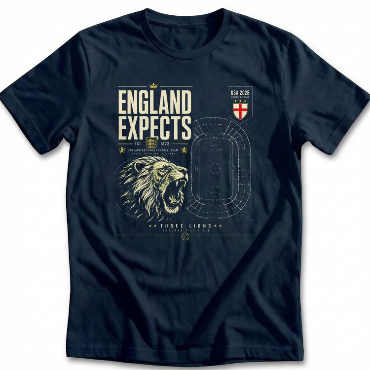 England Expects Football T-Shirt EU image 3