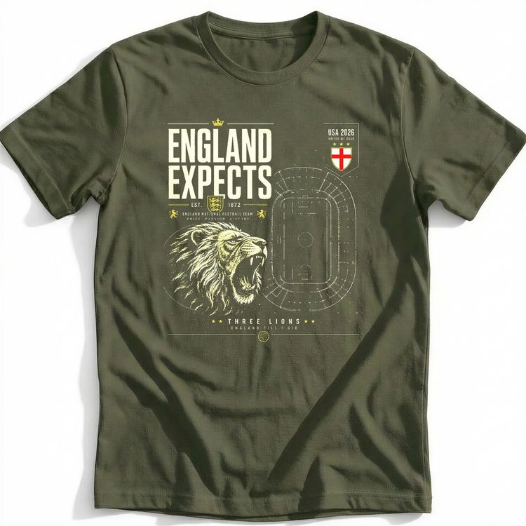 England Expects Football T-Shirt EU image 4
