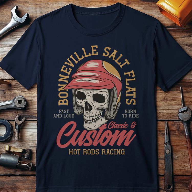 Hot Rod Racing Skull T-Shirt image 5