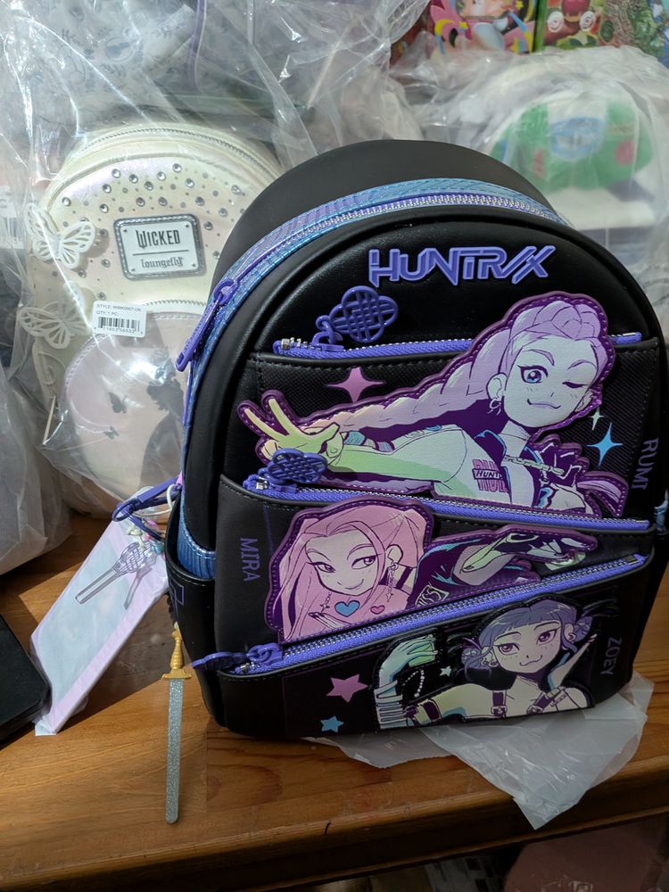 K pop demon hunters disney loungefly bag image 1