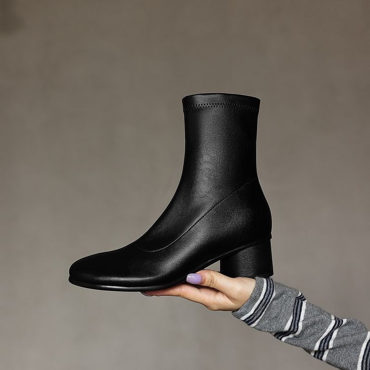 Black Ankle Boots image 1