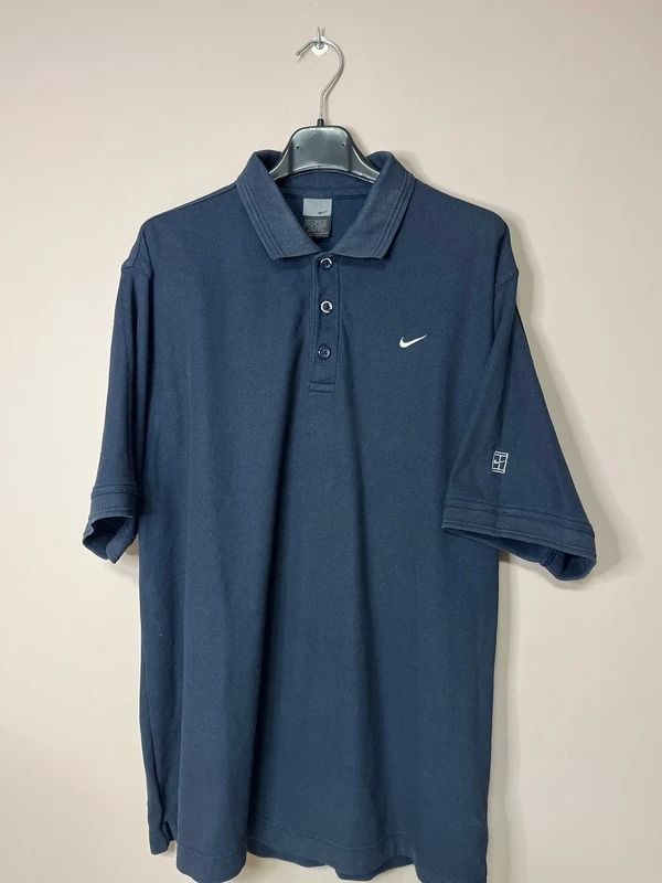 Nike Navy Blue Polo Shirt #M