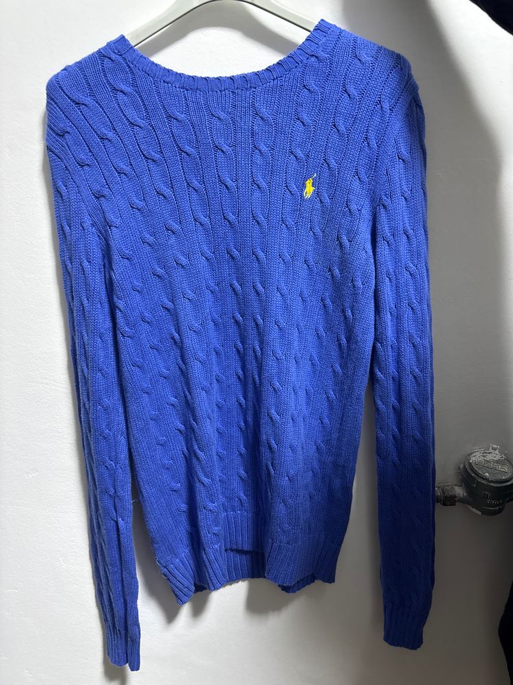 Polo Ralph Lauren Blue Cable Knit Sweater