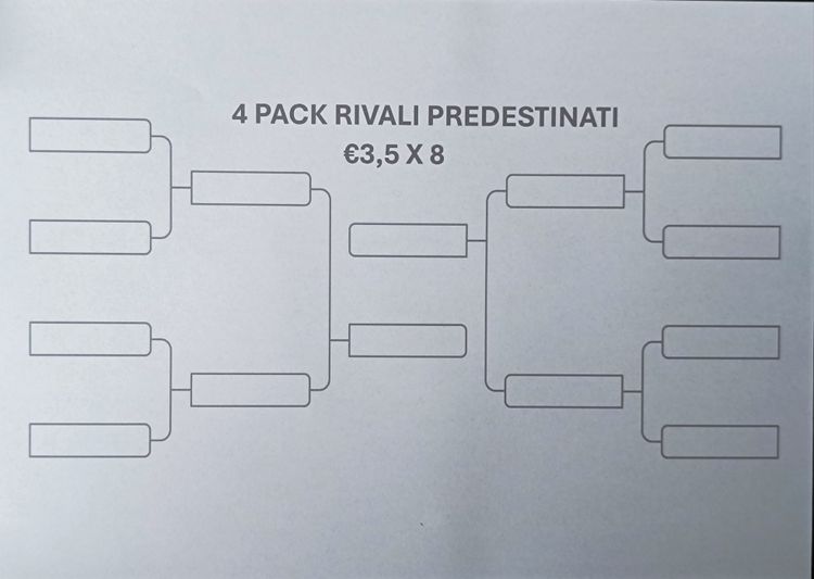 Pokemon 1 Posto Torneo 4 Pack Rivali product image