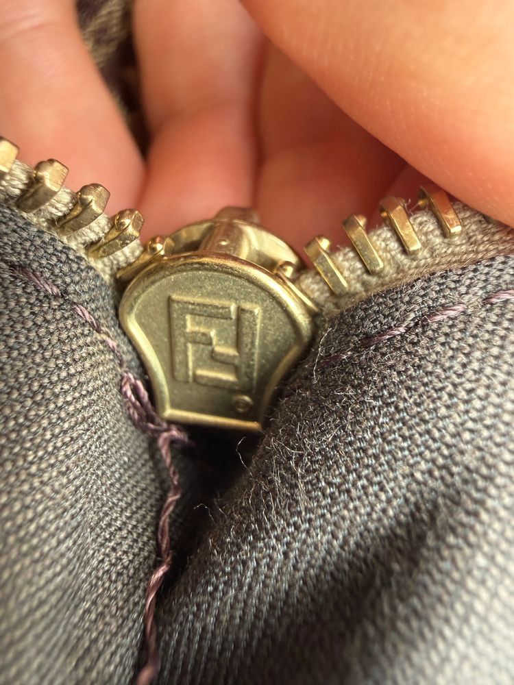 Vintage Fendi Zucchino FF Monogram Small Tote Bag image 23