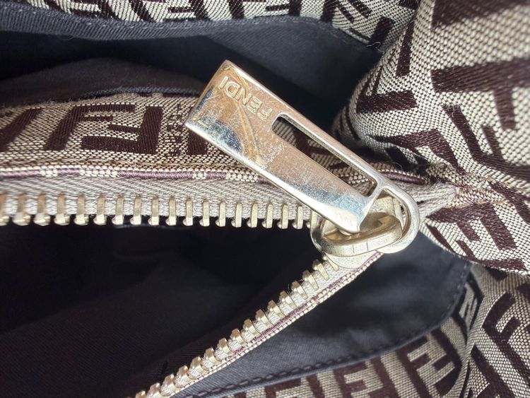 Vintage Fendi Zucchino FF Monogram Small Tote Bag image 9
