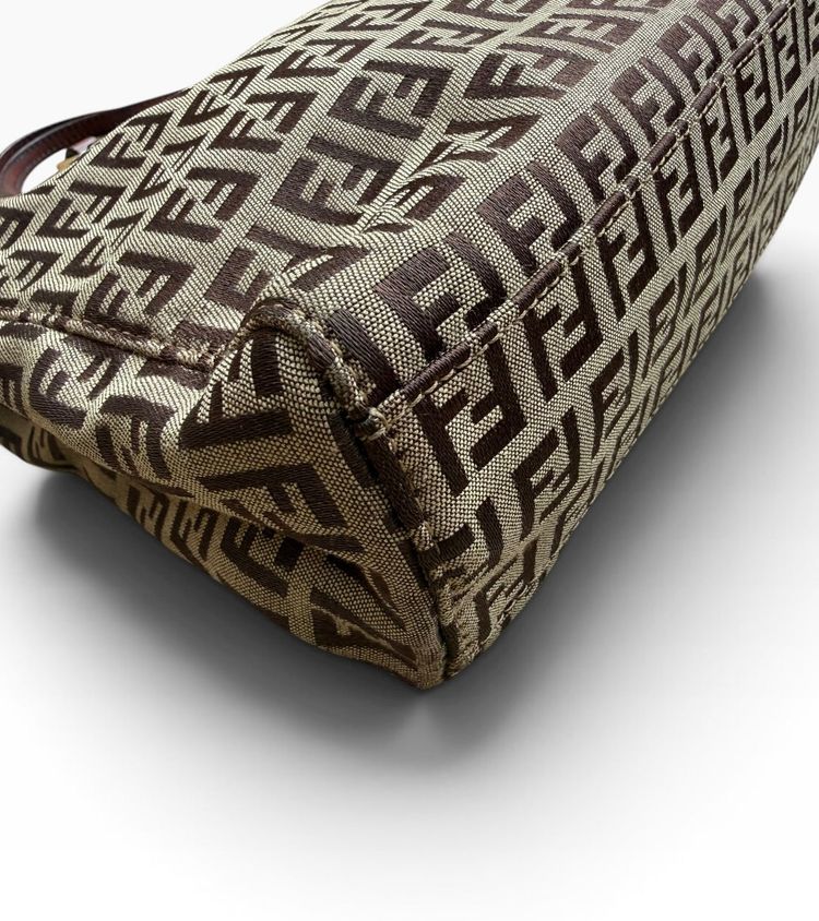 Vintage Fendi Zucchino FF Monogram Small Tote Bag image 16