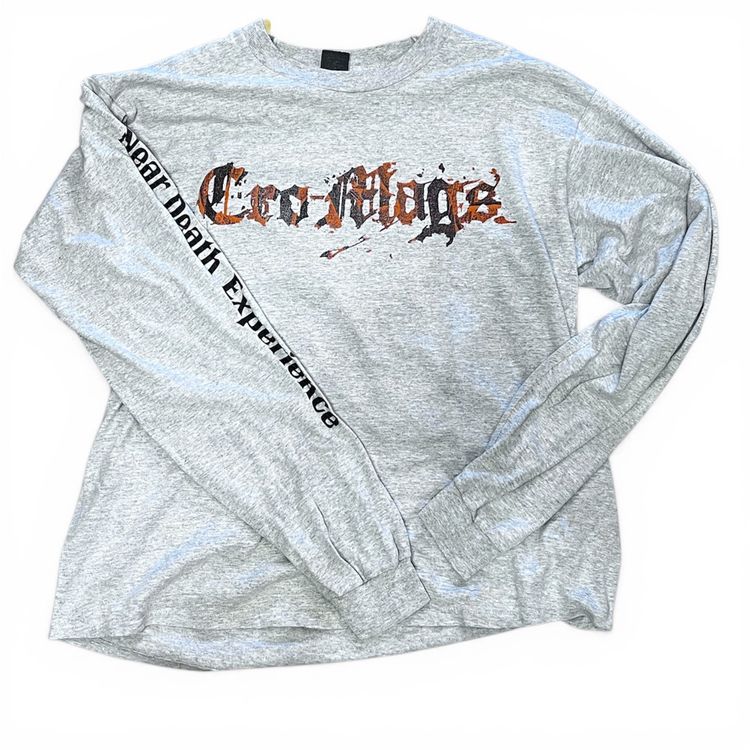 Cro mags- Grey Long Sleeve Shirt With Graphic Print