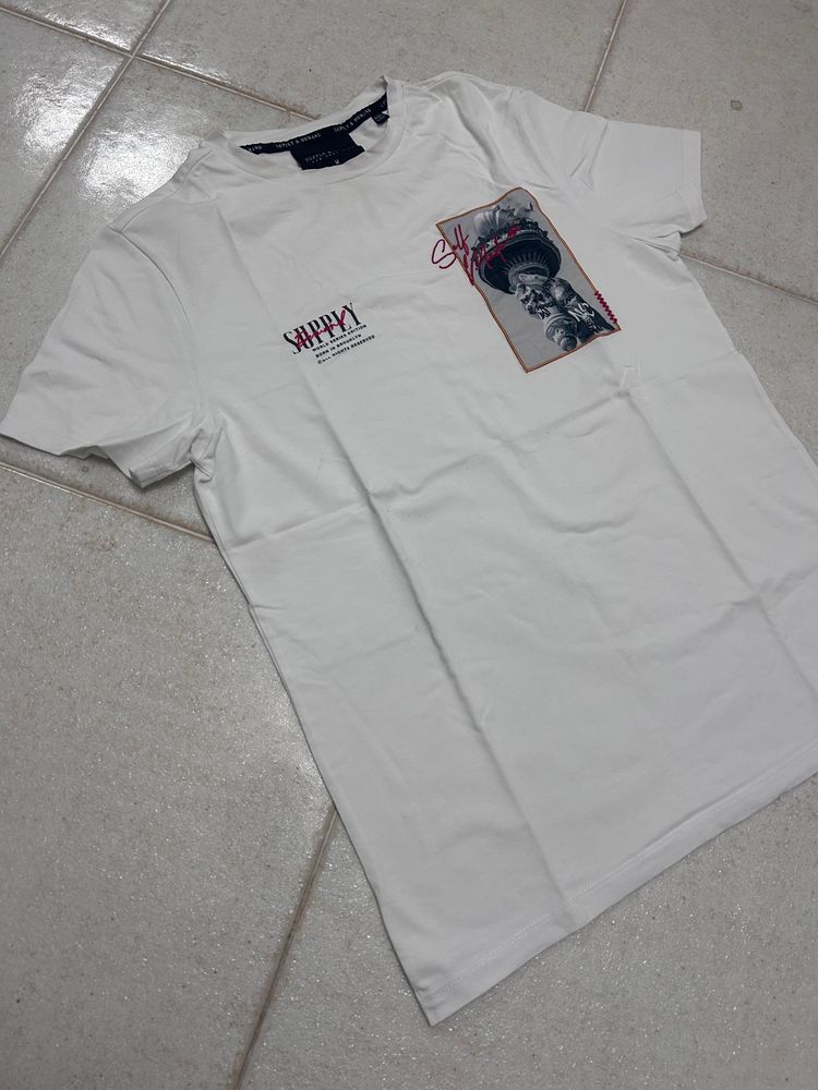 Supply & Demand White Graphic T-Shirt