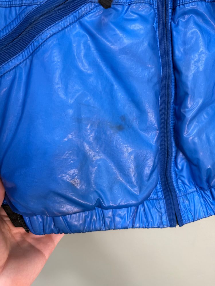 Stone Island Blue Mesh Goose Down Jacket imagen 3