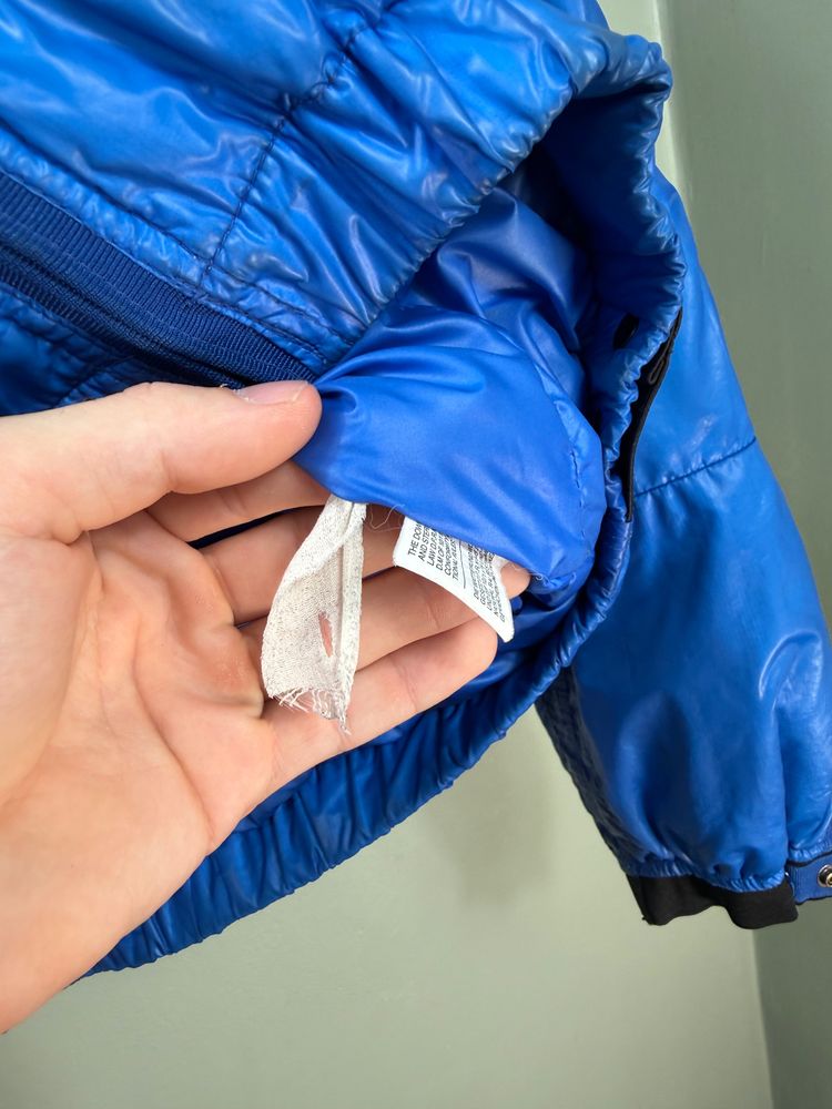 Stone Island Blue Mesh Goose Down Jacket imagen 4