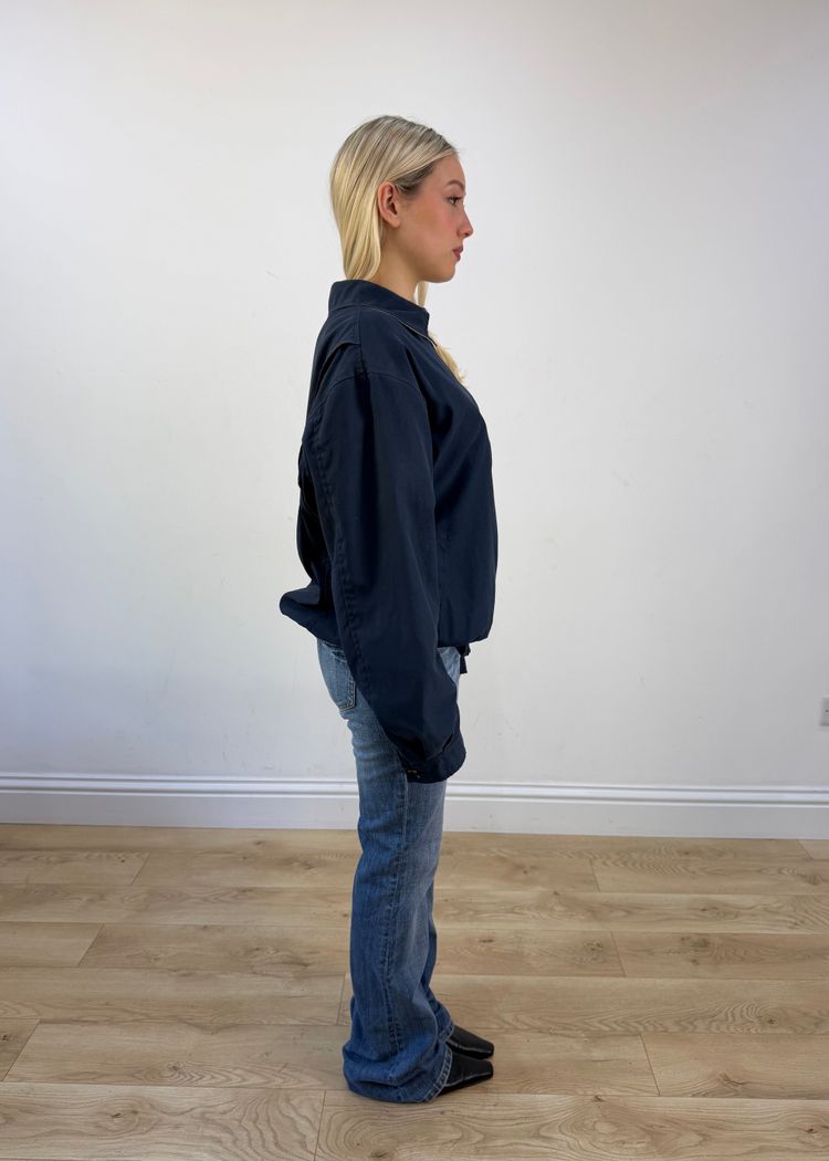 Immagine di small tommy hilfiger navy harrington jacket 8