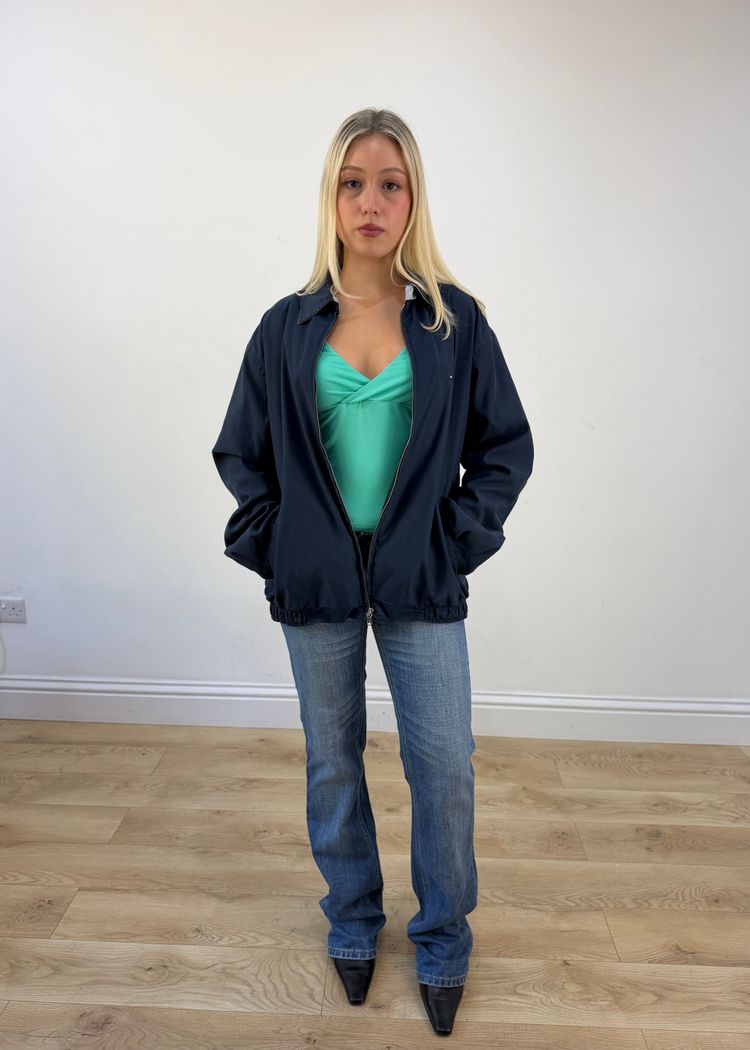 Immagine di small tommy hilfiger navy harrington jacket 7