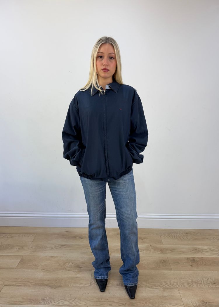 Immagine di small tommy hilfiger navy harrington jacket 1
