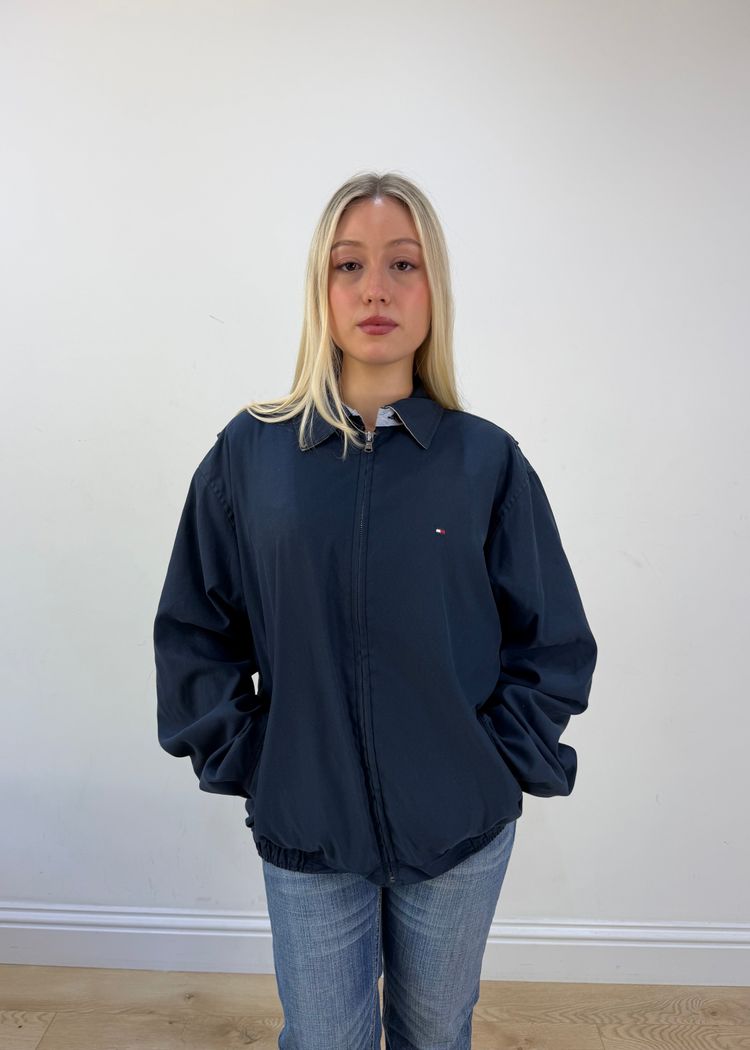 Immagine di small tommy hilfiger navy harrington jacket 3