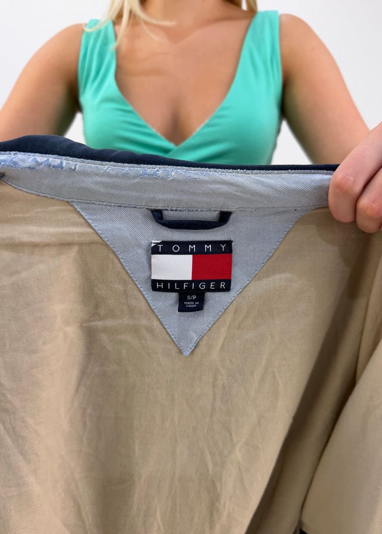Immagine di small tommy hilfiger navy harrington jacket 2