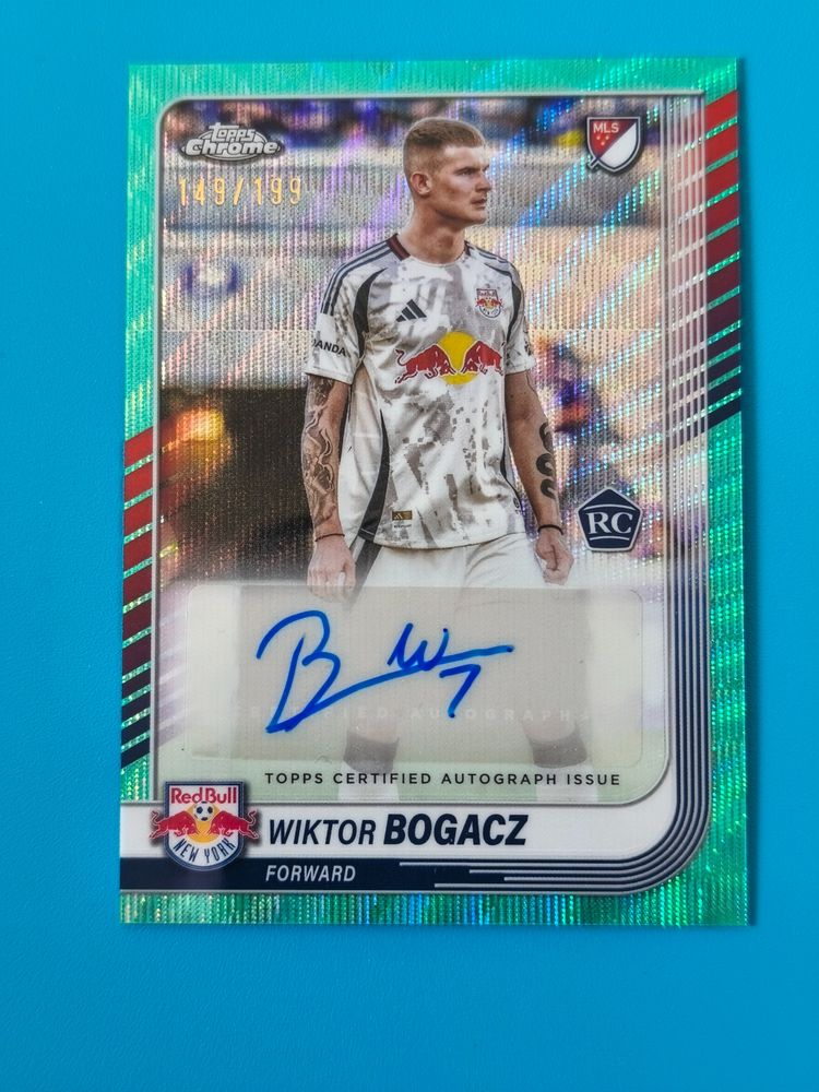 Topps Chrome Wiktor Bogacz Autograph Trading Card